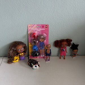 Little Girls Doll Collection Playset Treasure Box